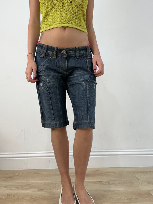 BEST PICKS | small dark wash denim shorts