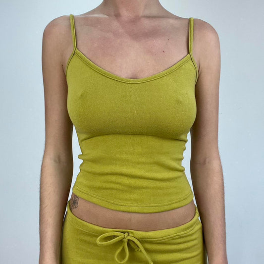 MADE TO ORDER the margot cami in chartreuse