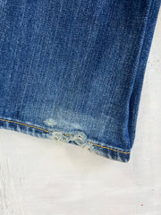 vintage edit thirteen | extra small dark wash miss sixty flared jeans