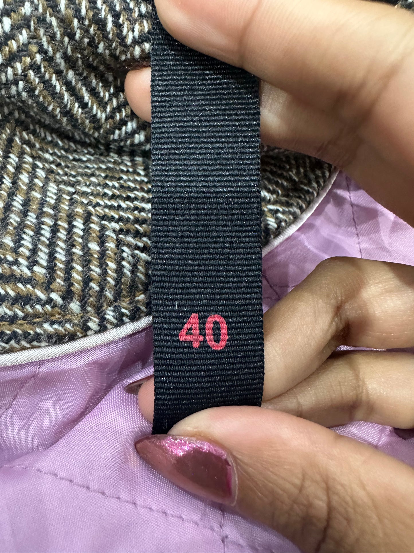 vintage edit thirty-four | small brown tweed style jacket