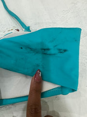 zara larsson drop | Pequeno/Blue Ruffle Bikini Mulheres Top Clothing