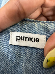 vintage edit thirty-two | small blue pinkie denim jacket with diamond stitch detailing