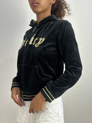 athleisure edit | small/medium black juicy couture JACQUETAS DE VELOR