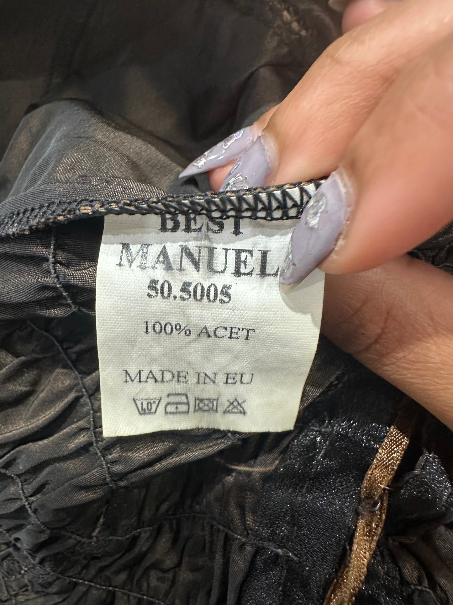 romantic grunge edit | small brown  asymmetric bandeau midi dress