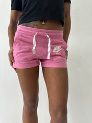 athleisure edit | extra small pink nike drawstring shorts