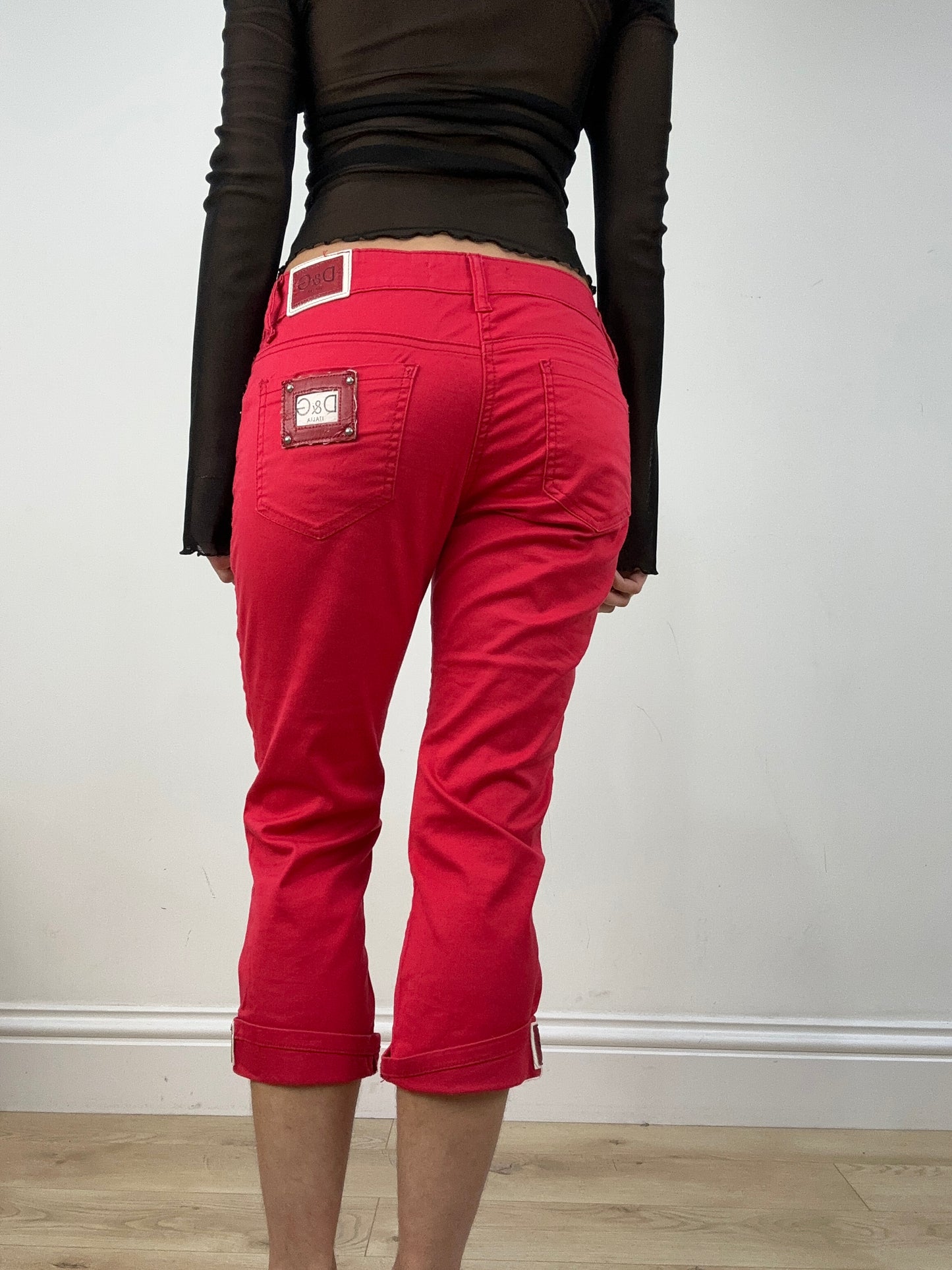 vintage edit: seasonal faves | medium red dolce and gabbana style capris