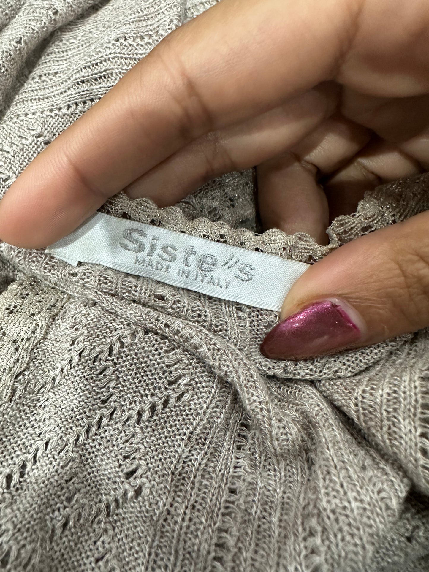 BEST PICKS | small beige pointelle tank top