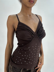 BEST PICKS | small/medium brown dolce and gabbana cami top