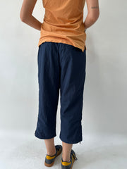 athleisure edit | medium navy blue nike cropped trousers