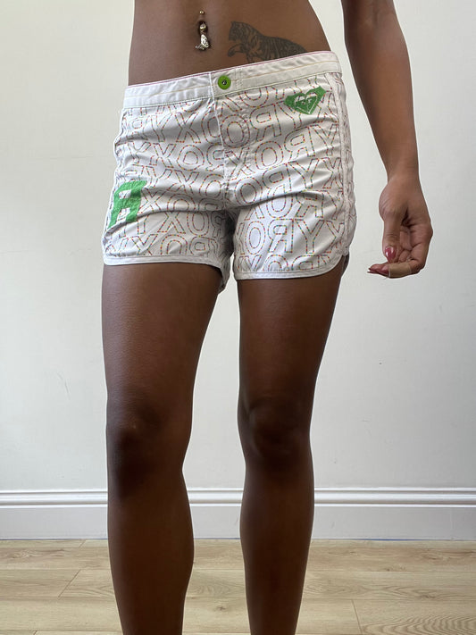 BEST PICKS | small green and white roxy shorts
