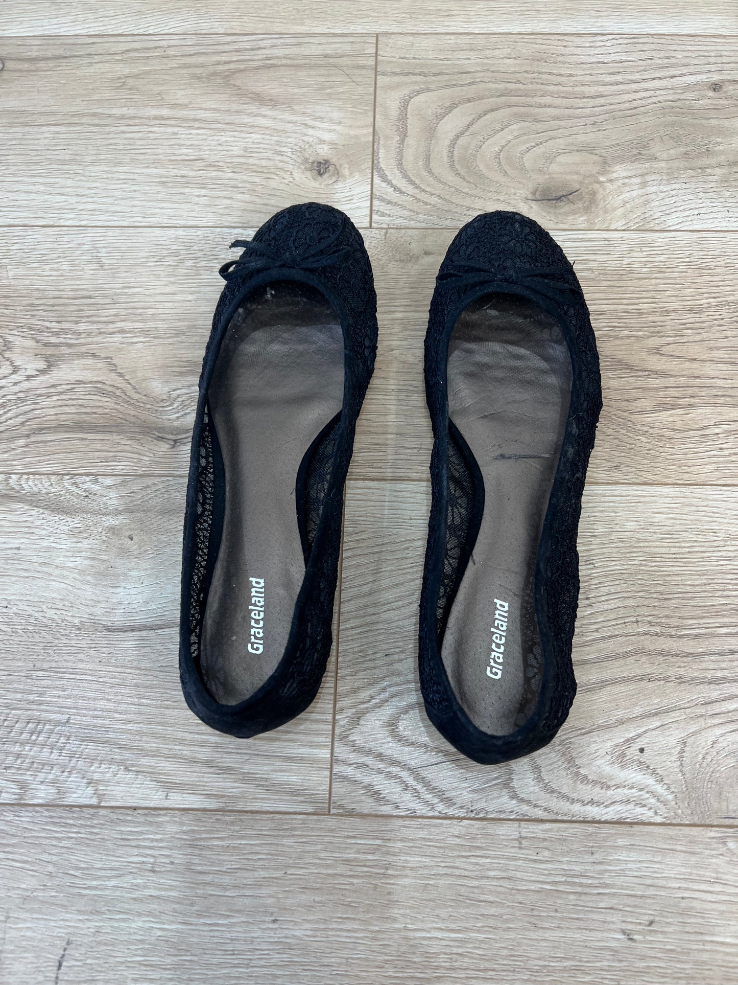 ⭐️ BEST PICKS | uk 7 black lace style ballet pumps