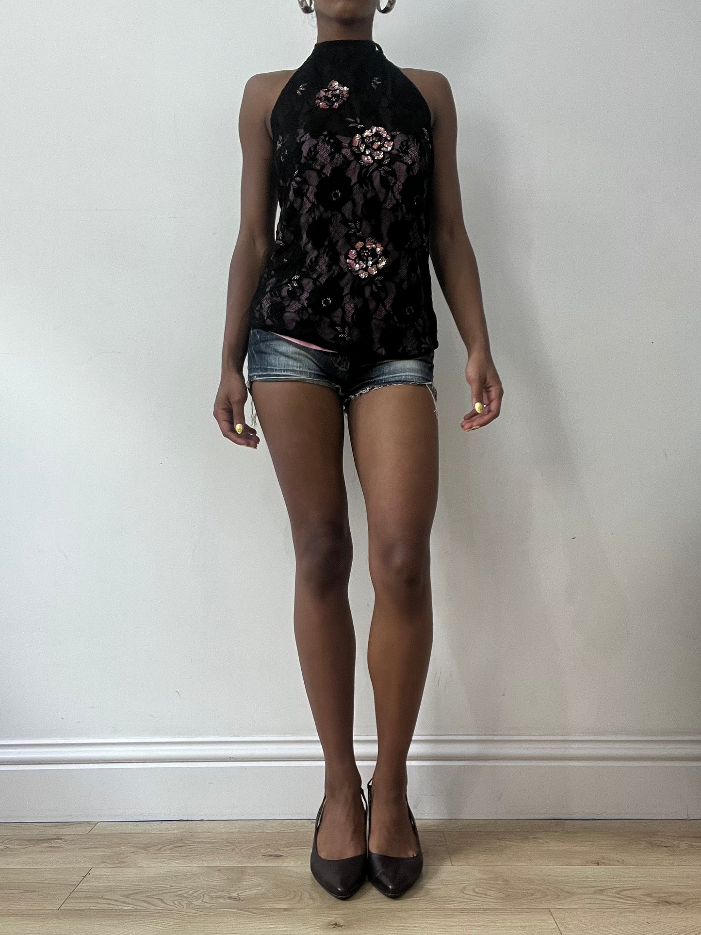 BEST PICKS | small blue old berskha distressed denim mini shorts