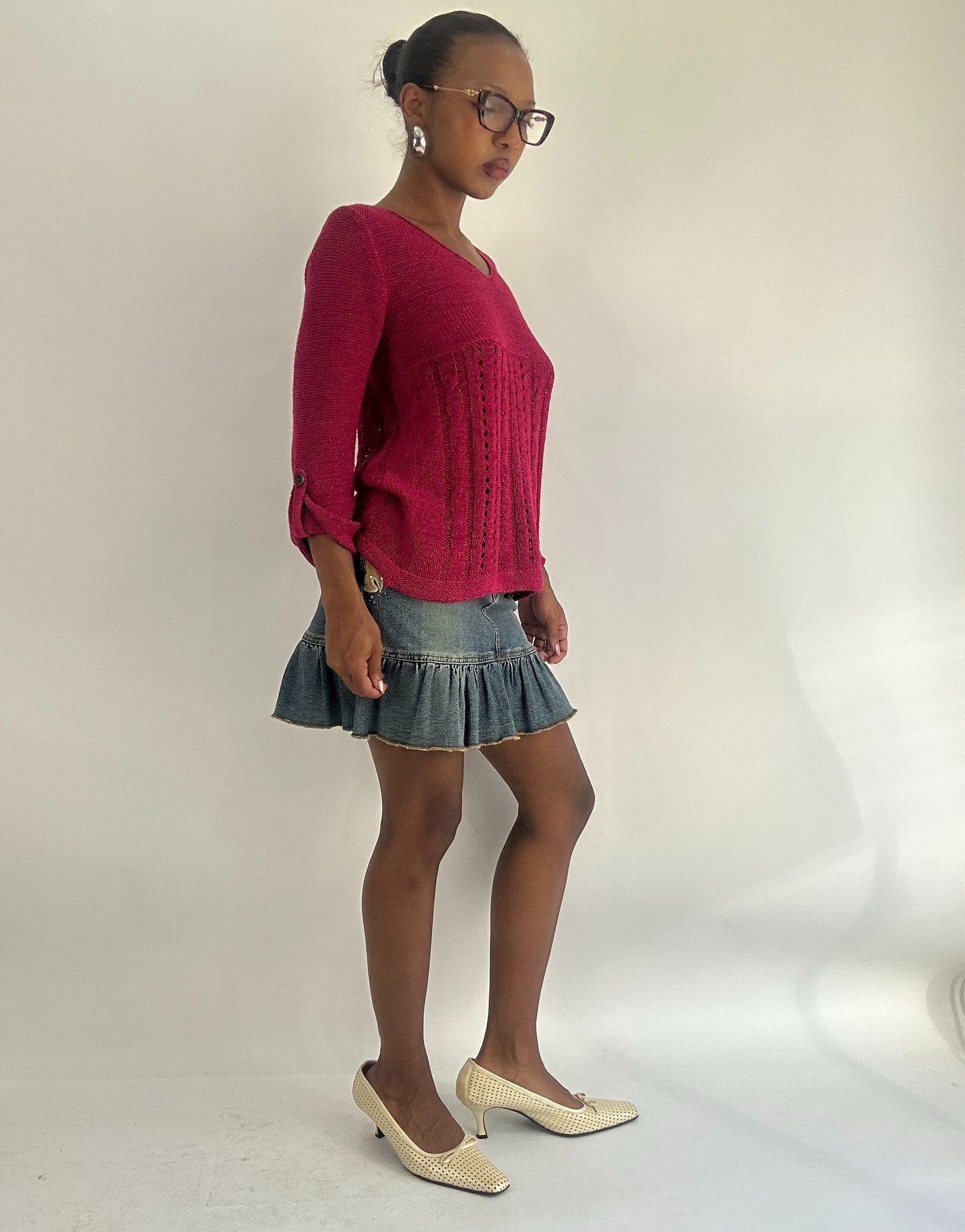 AUTUMN FAVOURITES | small pink knit jumper