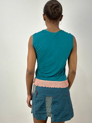 vintage edit thirty-six | Pequeno azul custo barcelona silicone tanque de mulheres vestido superior