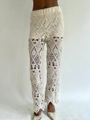 BEST PICKS | small white old zara crochet trousers