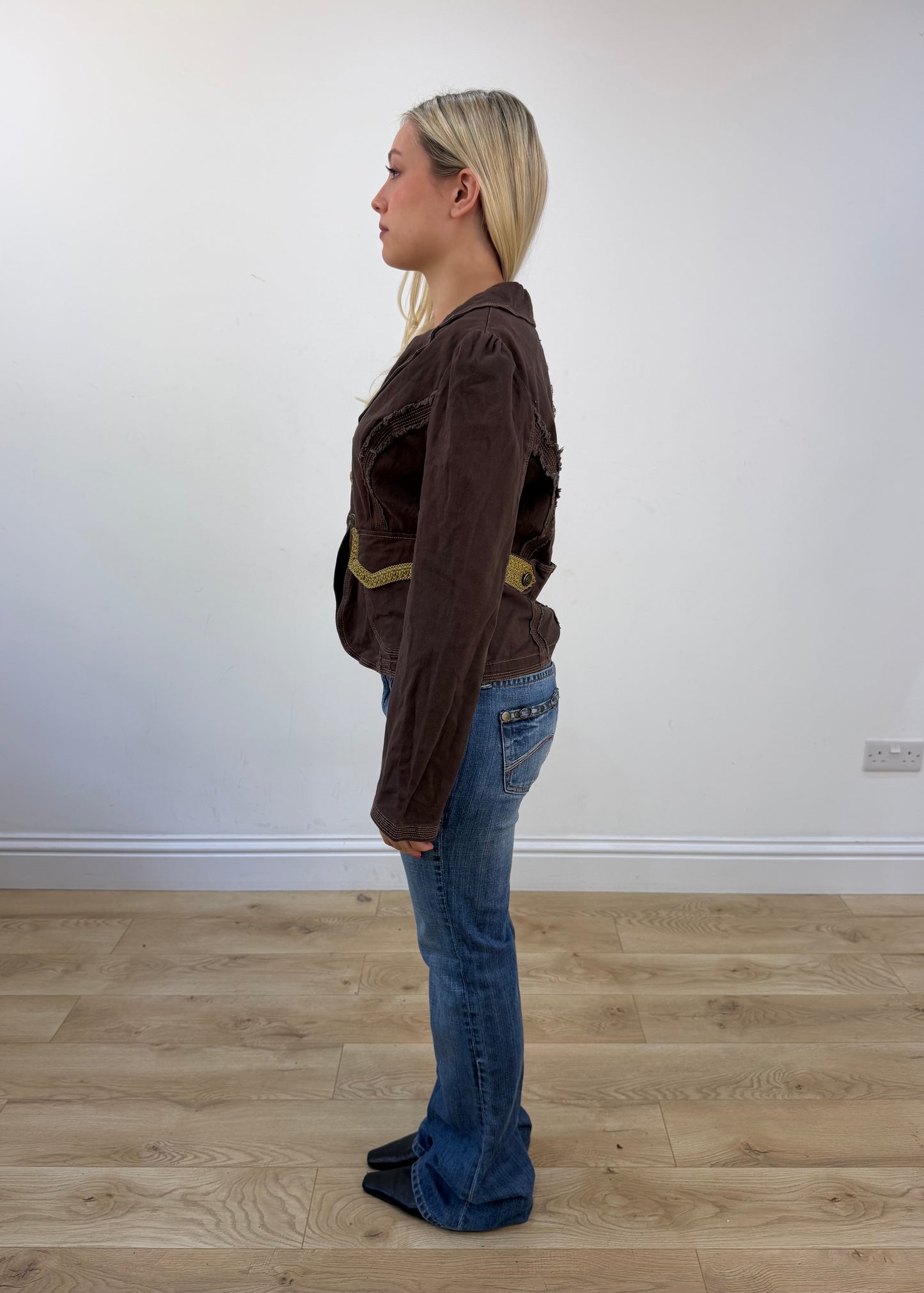 large brown blazer