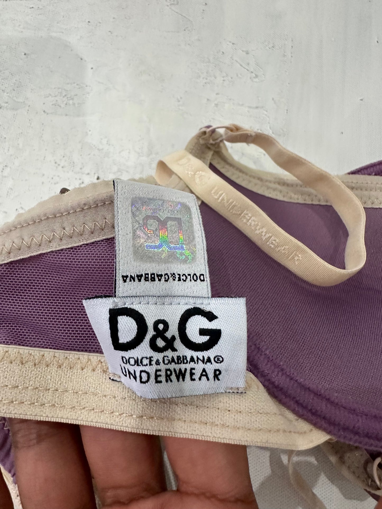 vintage edit: valentine’s day | small purple dolce and gabbana bra