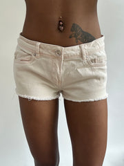 BEST PICKS | small white denim mini shorts