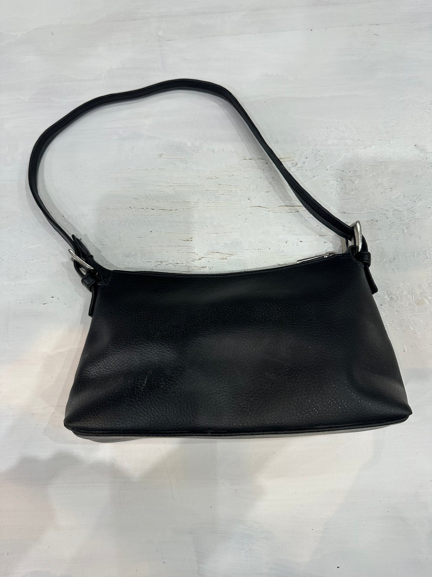 vintage edit thirty-four | black faux leather handbag