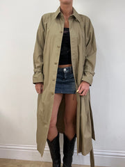 vintage edit eleven | large beige trench coat