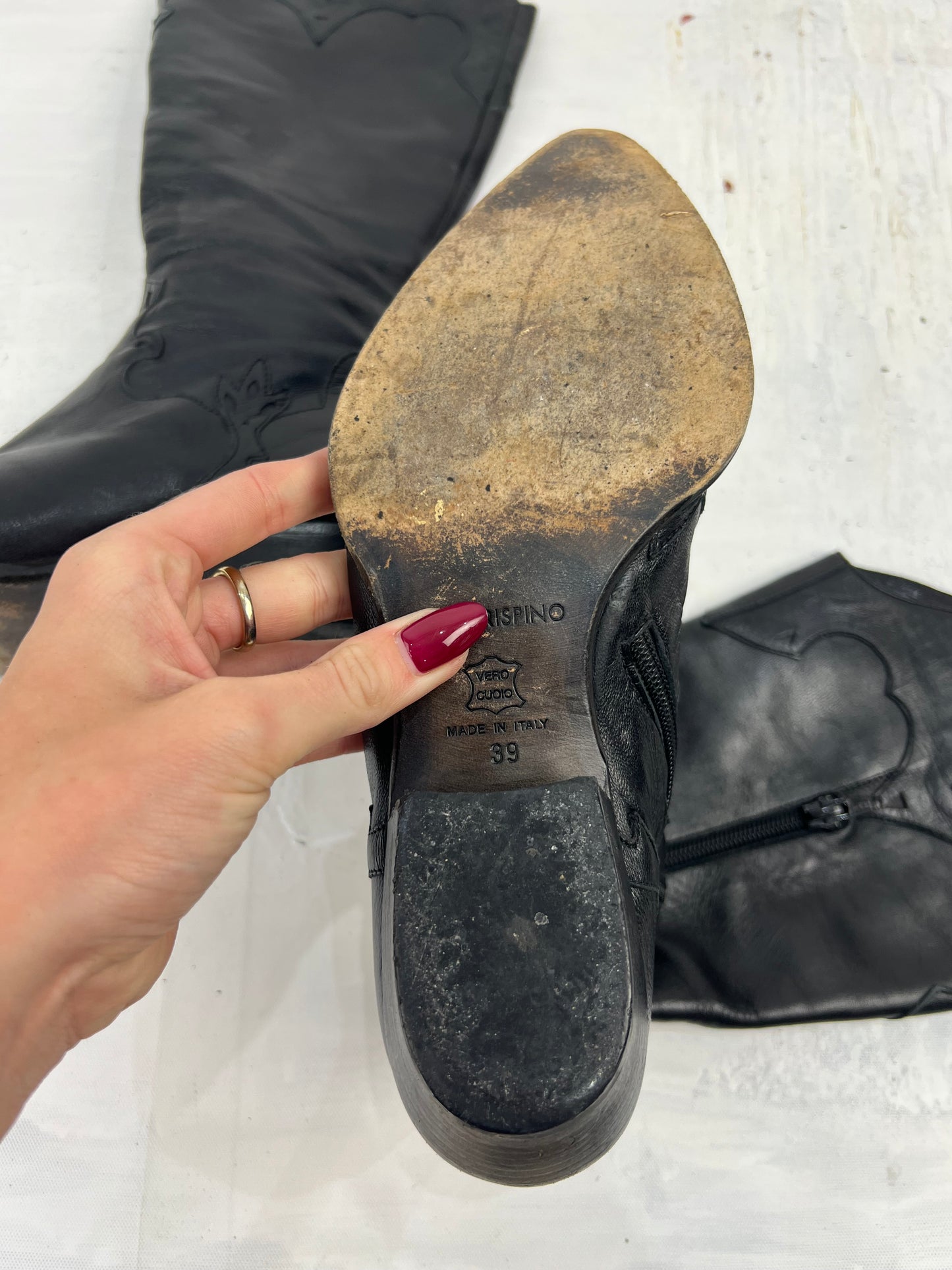 ⭐️ BEST PICKS | uk 6 black leather cowboy style boots
