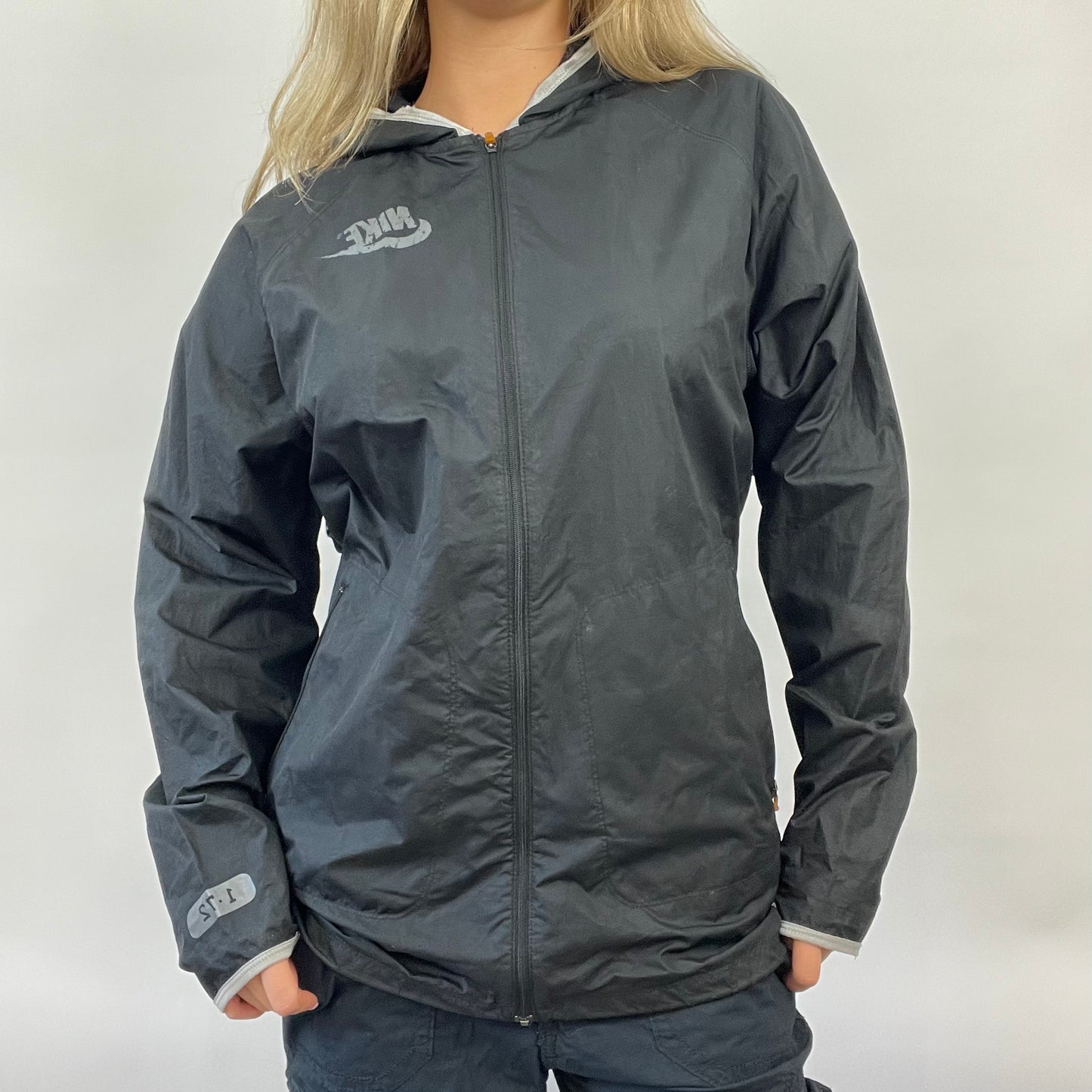 POSH AND BECKS DROP | large black nike windbreaker jacket