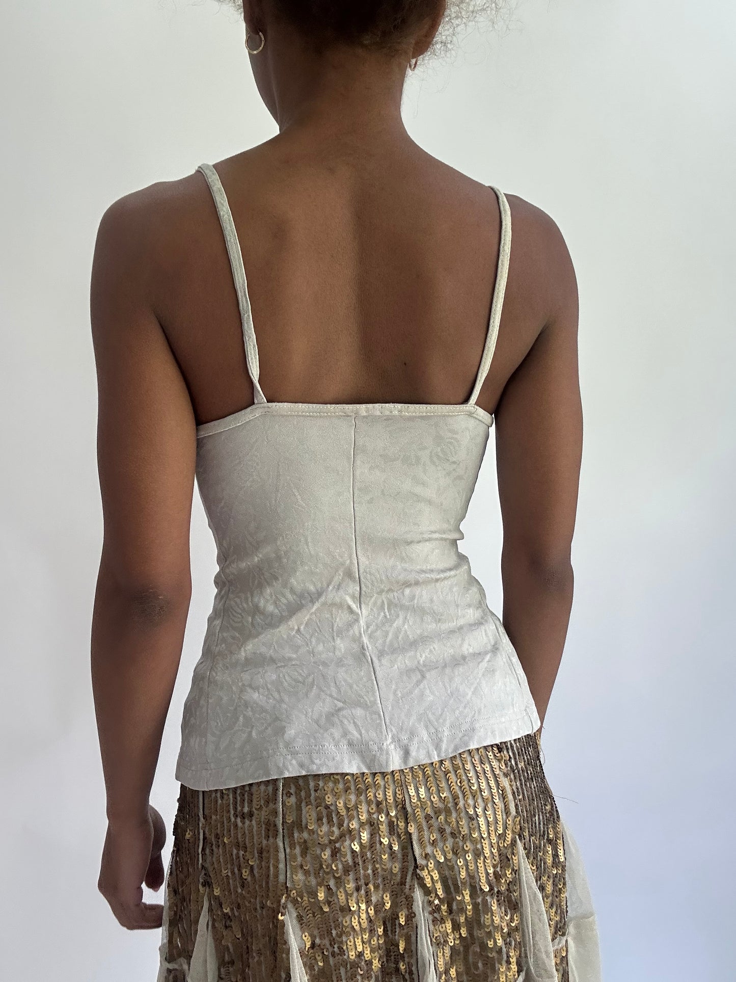 olivia rodrigo drop | small grey underwire cami top