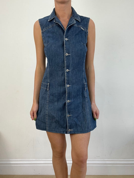 BEST PICKS | medium mid wash denim dress