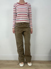countryside | small brown cargo style trousers