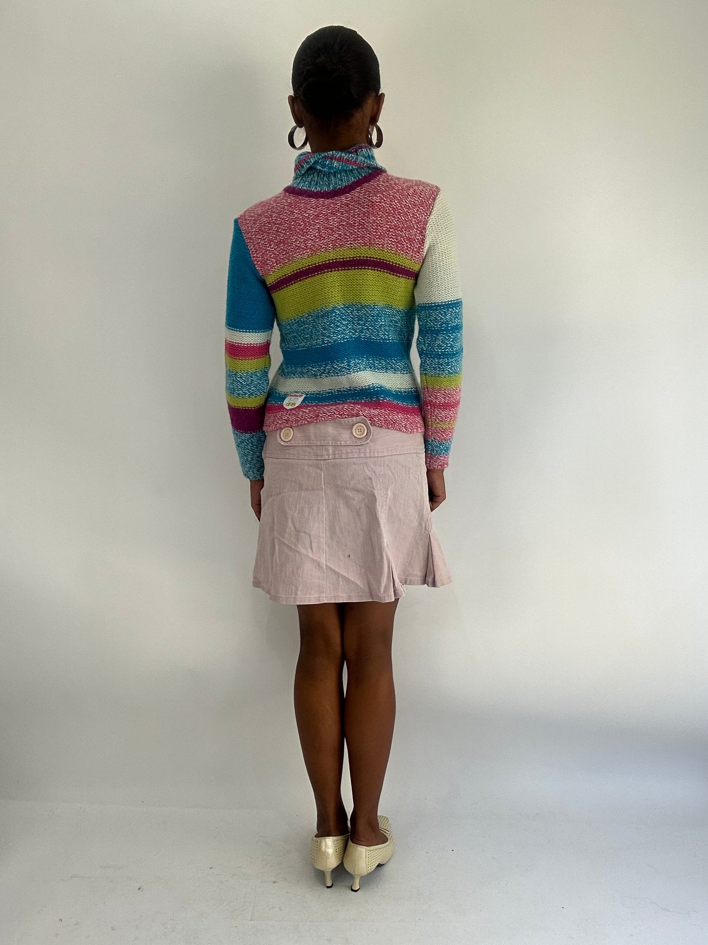 AUTUMN FAVOURITES | small lilac pink pleated mini skirt