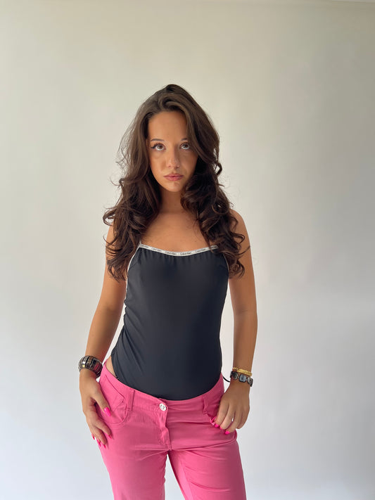 SATC drop | medium black calvin klein swimming costume