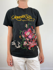 summer edit | متوسط الأسود ed hardy ملابس المرأة القصيرة