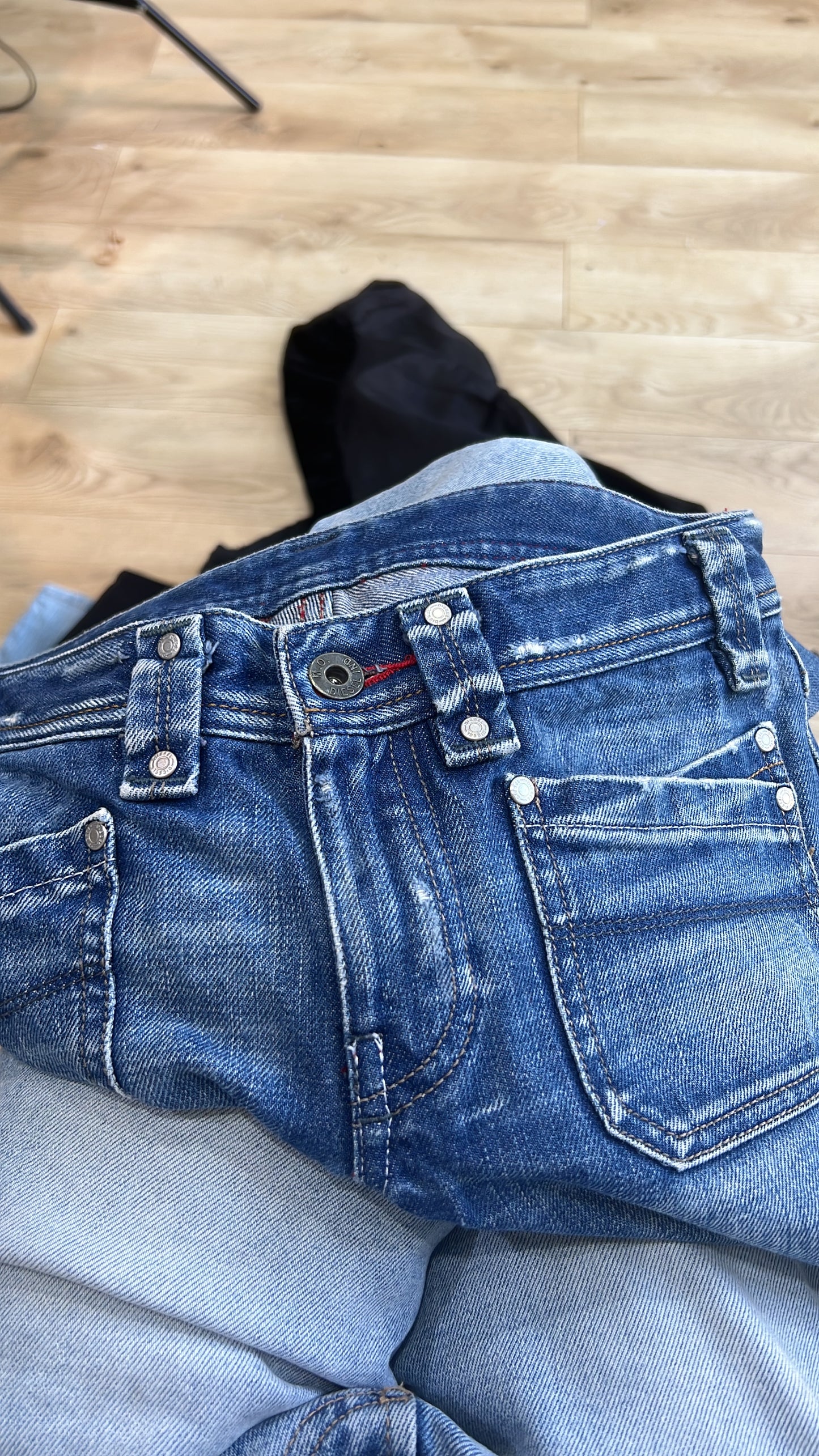 vintage edit twenty-two | small blue diesel denim jeans