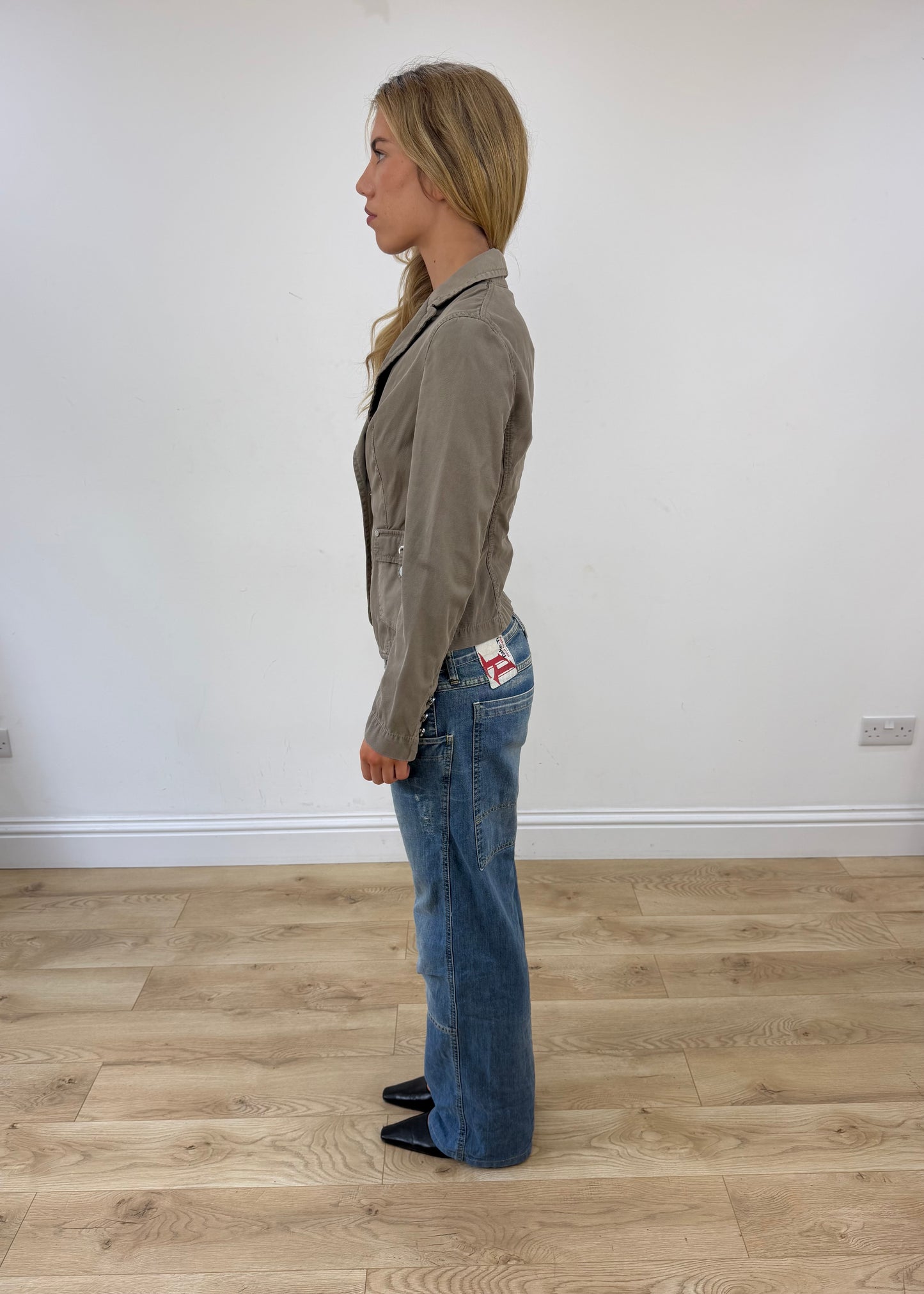 small grey liu jo blazer jacket