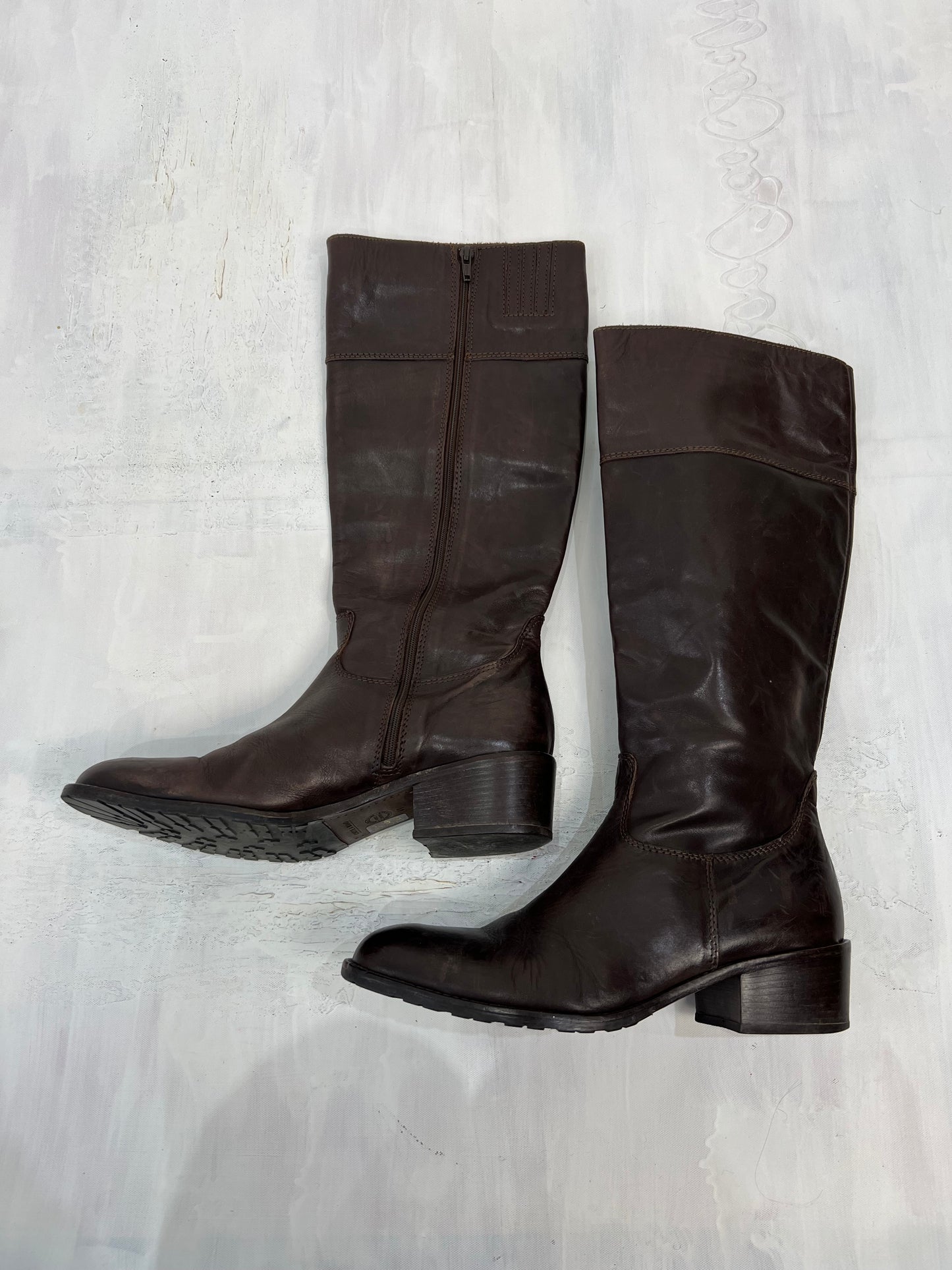 ⭐️ BEST PICKS | uk 8 brown knee high flat boots
