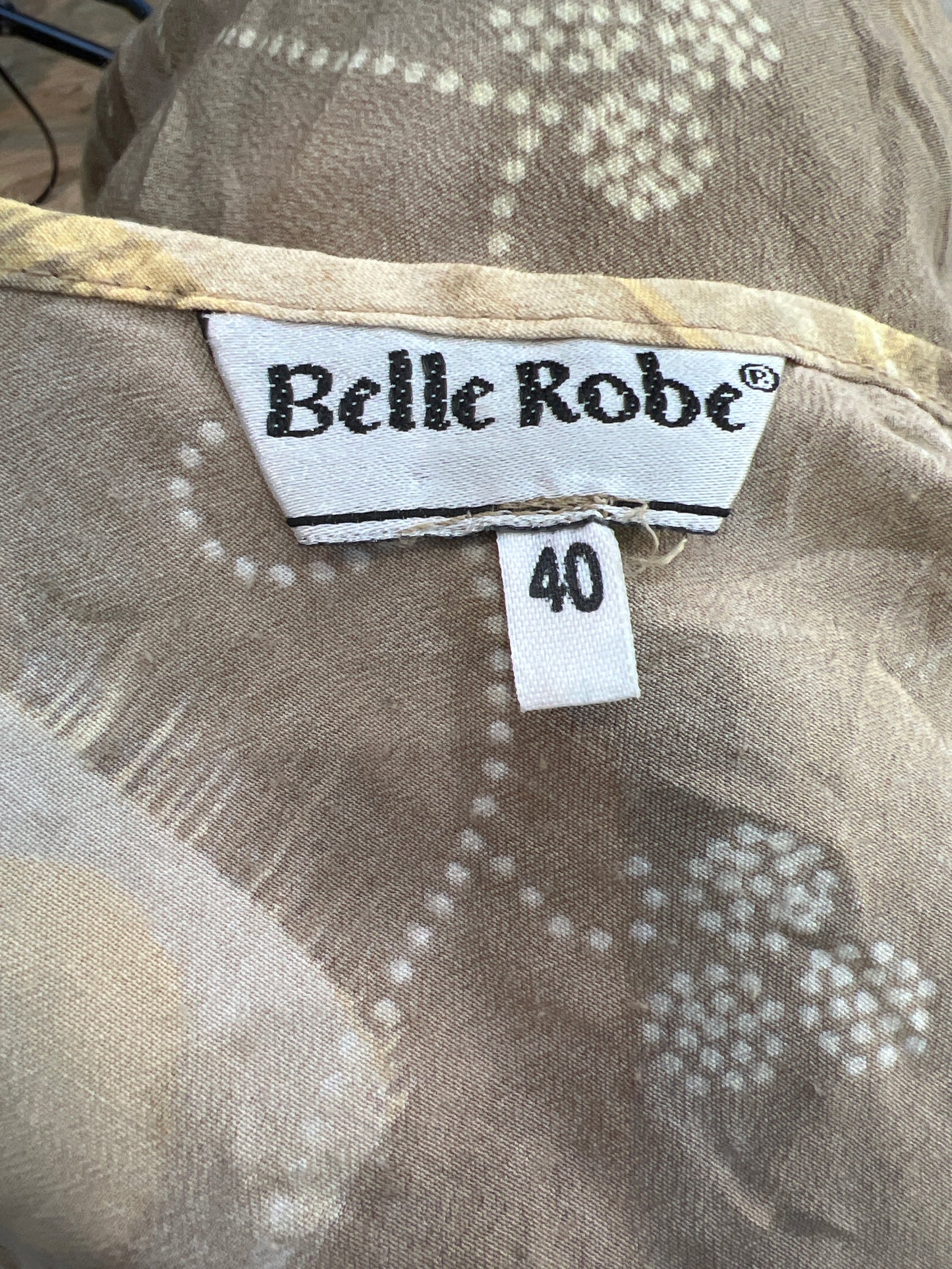 BEST PICKS | medium yellow and beige abstract print dress