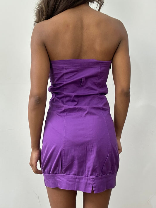 easter edit | small purple bandeau mini dress