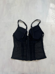 BRAT GIRL SUMMER DROP | medium black morgan de toi corset