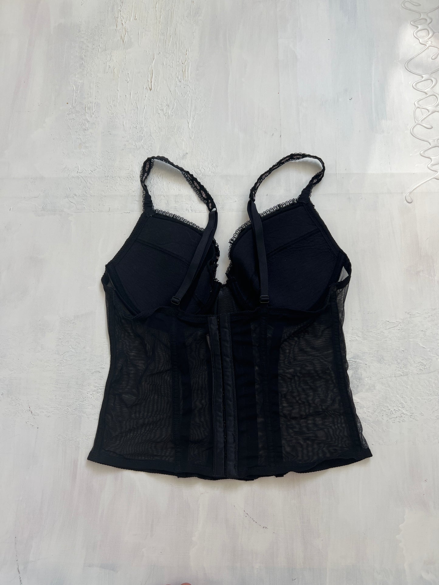 BRAT GIRL SUMMER DROP | medium black morgan de toi corset