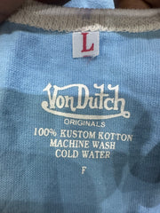 midsummer edit | medium blue von dutch tank top with logo graphic