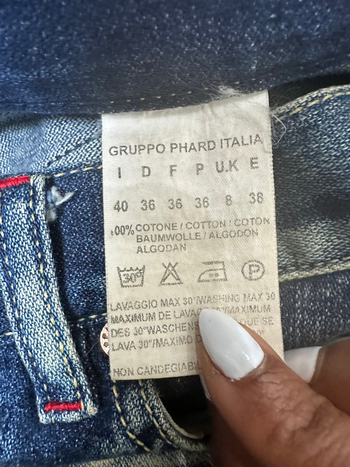 vintage edit eighteen | small blue denim button mini skirt