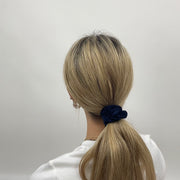 💻⭐️ | navy velvet scrunchie