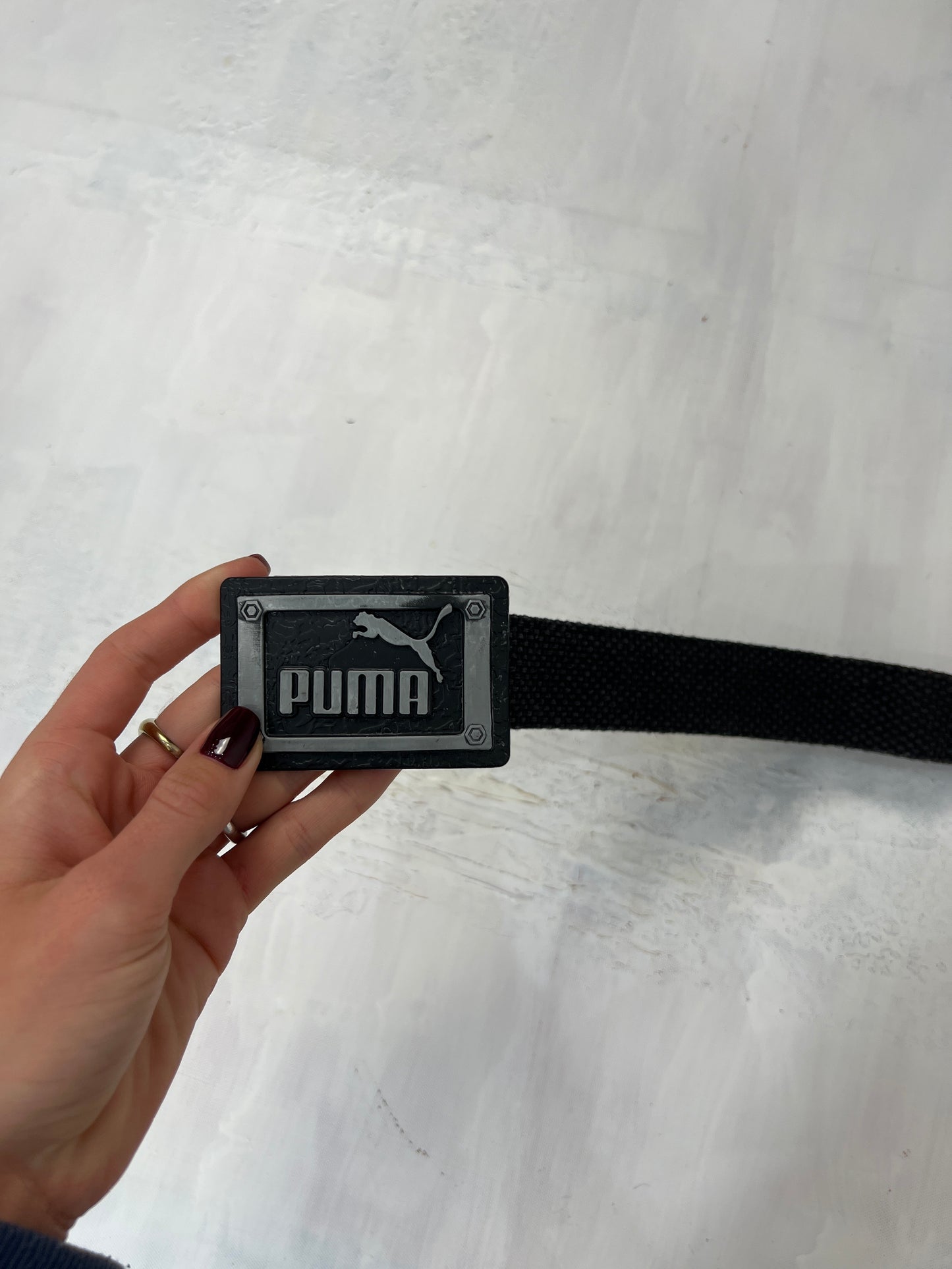 💻DENIM ON DENIM | grey puma belt