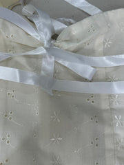 #434 vente d’échantillons | taille: XS · couleur: crème · article: haut · détails: échantillon + emma