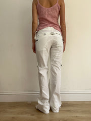 BEST PICKS | small white cargo style trousers