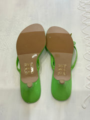 spring edit | ⭐️UK3 green heeled mule sandals