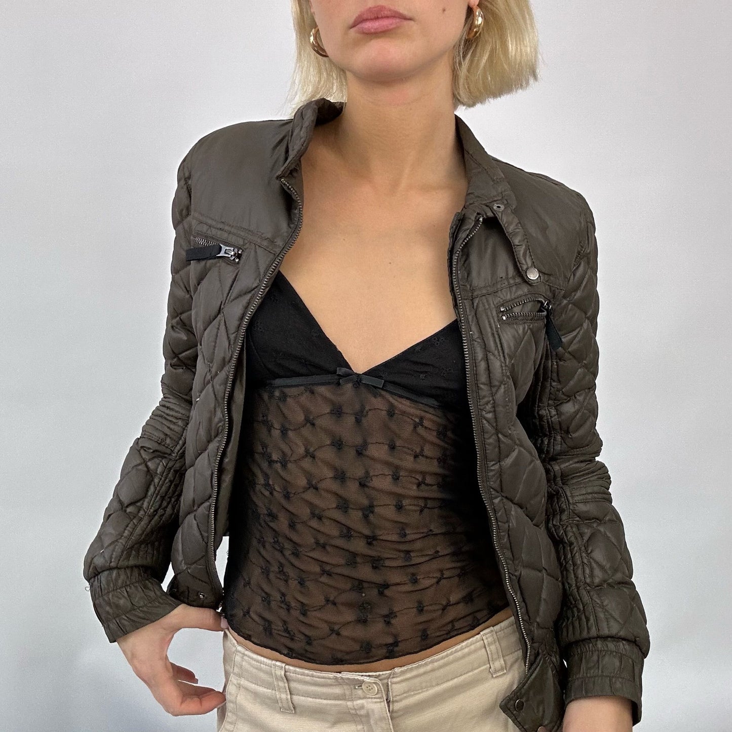 BEST PICKS | medium brown quilted jacket