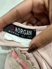 vintage edit thirty-six | small pink morgan de toi short sleeve top