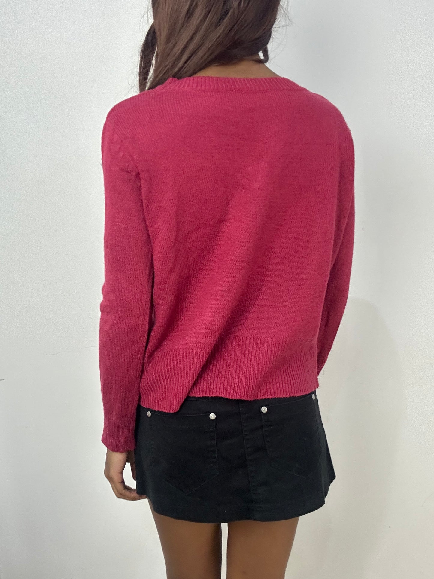 BEST PICKS | small pink v neck knit jumper