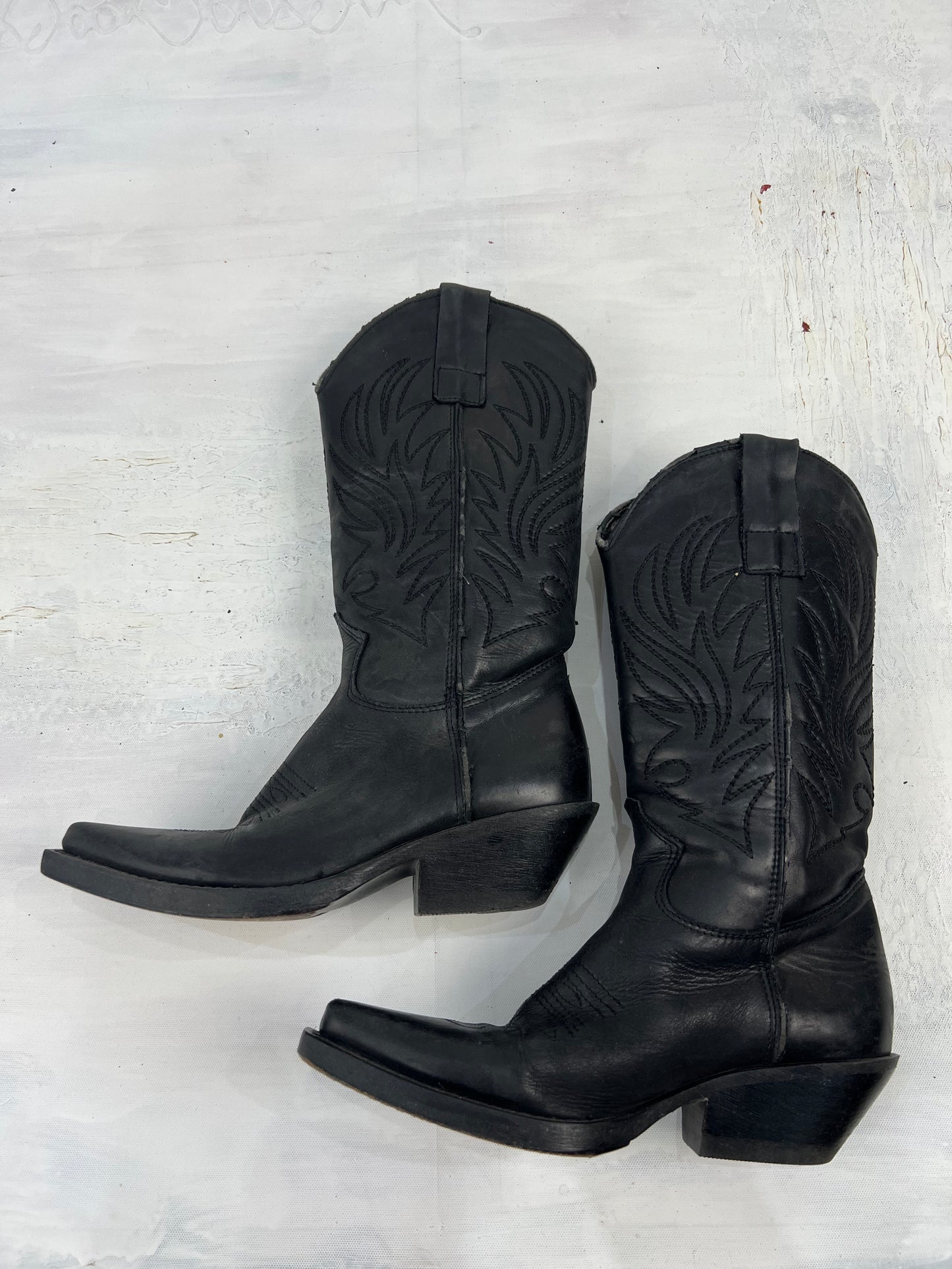 ⭐️ BEST PICKS | uk 3 black leather cowboy boots